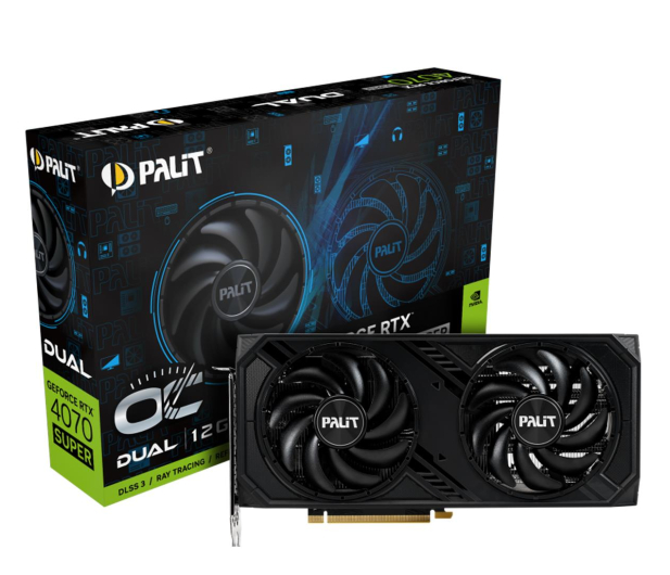 Palit GeForce RTX 4070 Super Dual OC 12GB GDDR6X - 1210259 - zdjęcie